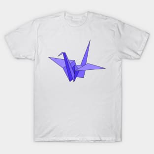 Indigo origami crane T-Shirt